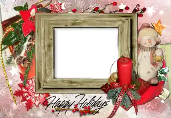 Foto učinek iz kategorije Otroške zabave № 89470. Napis na okvirju: Happy Holidays
